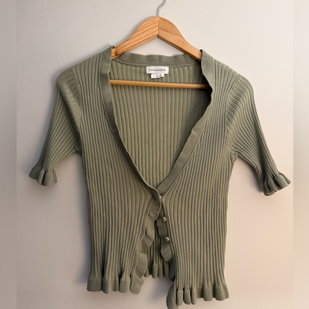 Lovers + Friends Carissa Ruffle Sweater - Picture 5 of 9